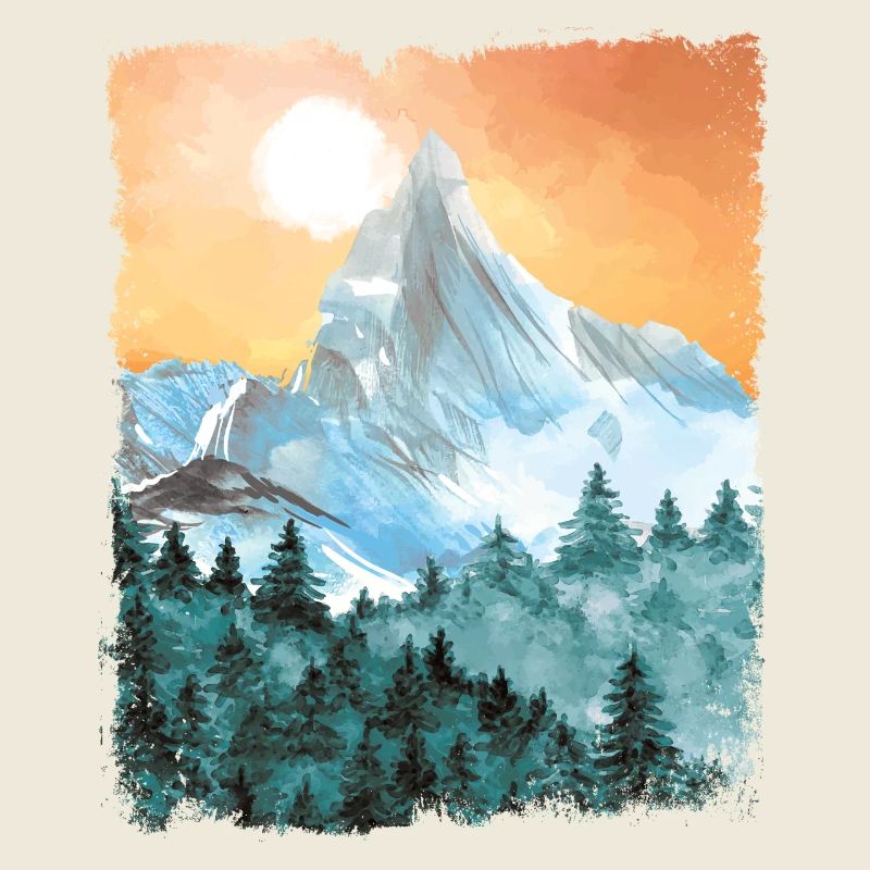 Randonnée Montagne Vintage