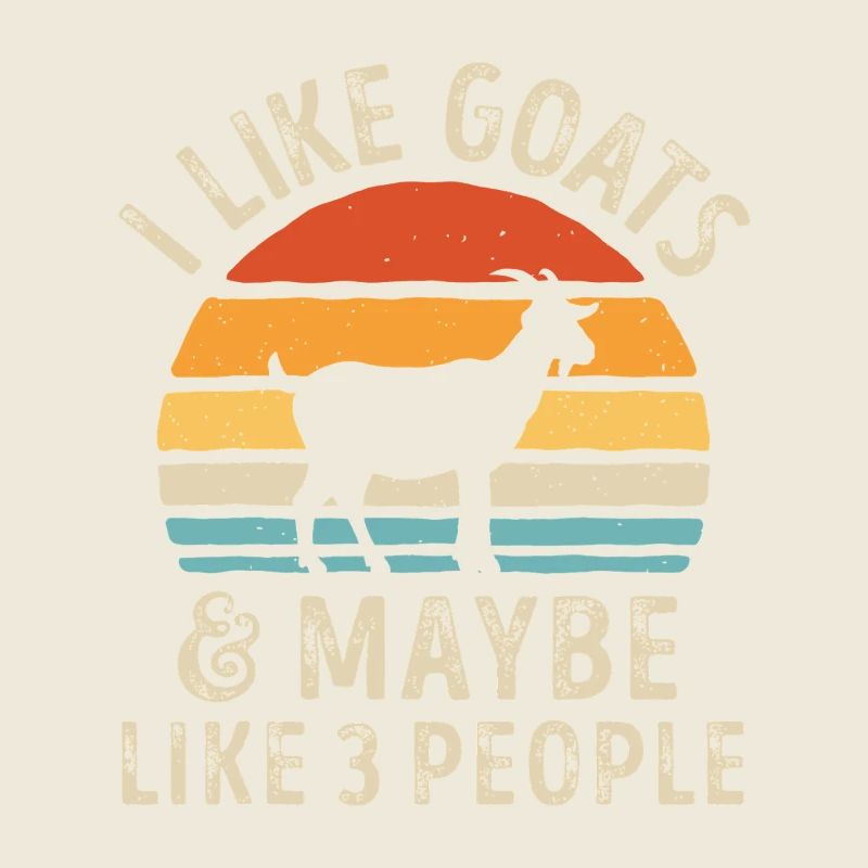 Goat Sunset Meme Tee