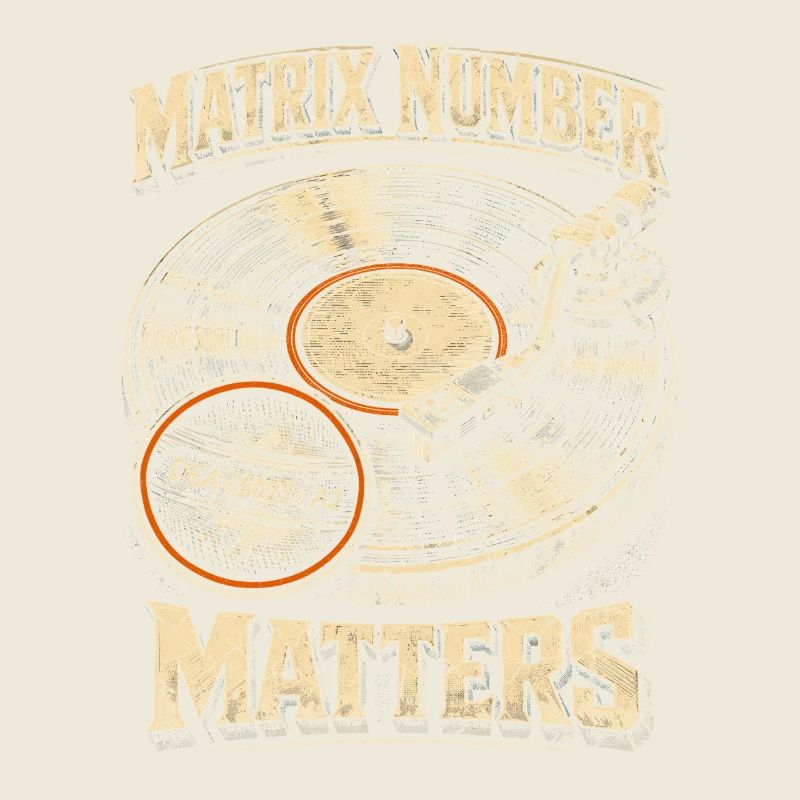 Le numéro de la matrice des disques vinyles de collection de vinyles compte