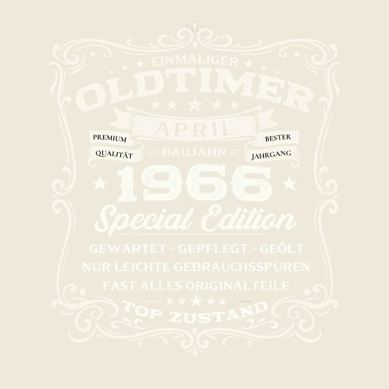 60. Geburtstag Geschenk Mann Oldtimer April 1966