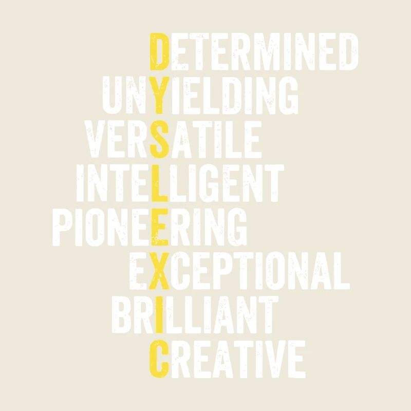 Yellow Accent Adjective Stack