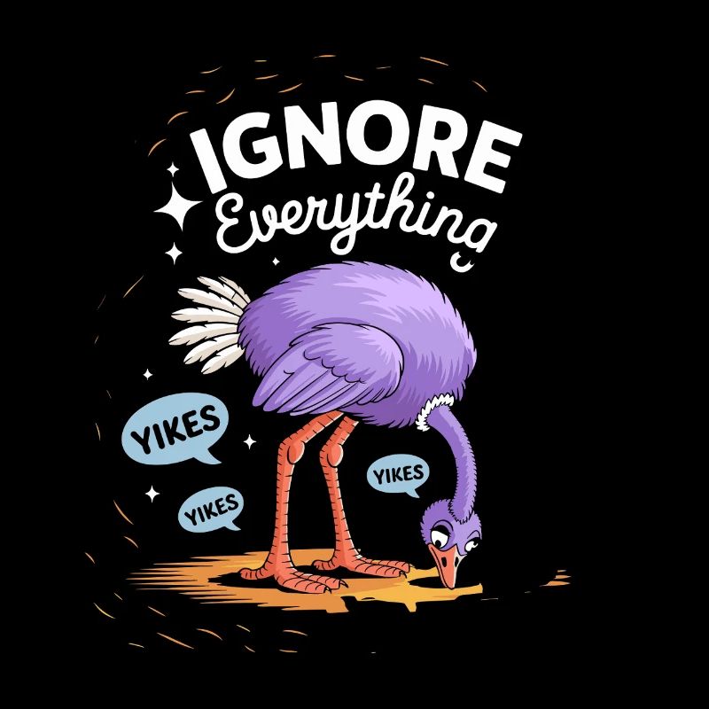 Ignoriere Alles Flamingo