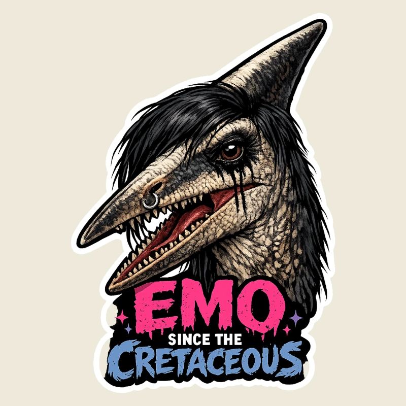 Emo-dinosaurier, Trauriger Dino, Emotionaler