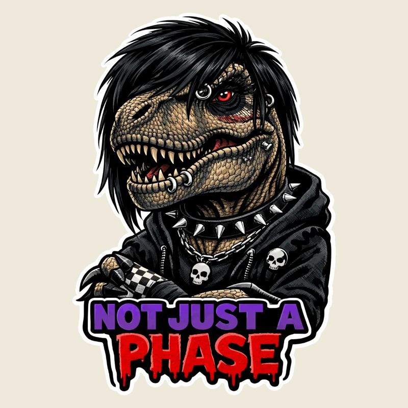 Emo Dinosaur, Sad Dino, Emotional