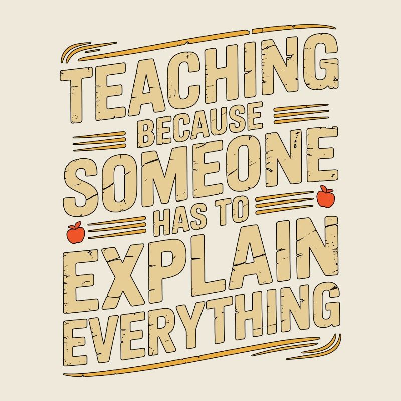 Elementary Teacher Teaching Because School Tutor