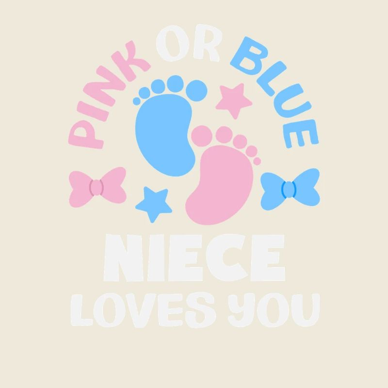 Pink Oder Blau Nichte Liebt Dich Gender Reveal