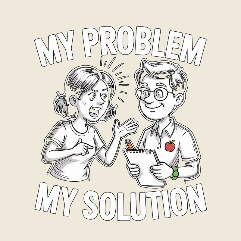 Elementary Teacher My Problem My Pictogram Dad Mom