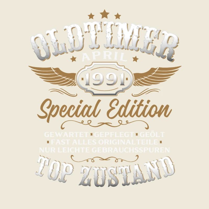 35. Geburtstag Geschenk Mann Oldtimer April 1991