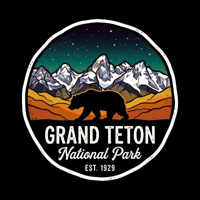 Grand Teton Night Panorama