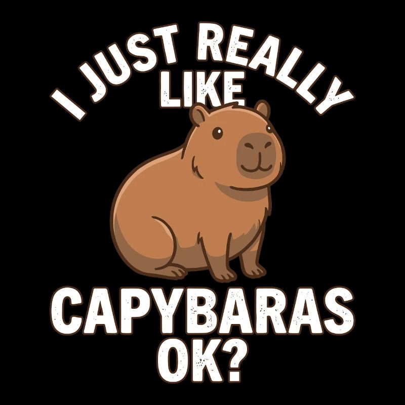 Capybara, j’aime vraiment les capybaras