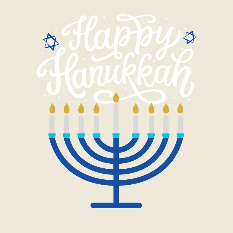 Joyeux Menorah de Hanoucca
