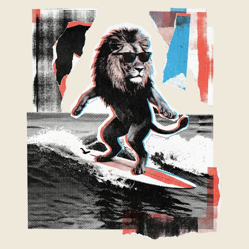 Lion Surfeur