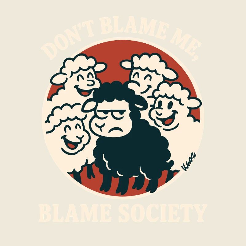 Blame Society Sheep Circle