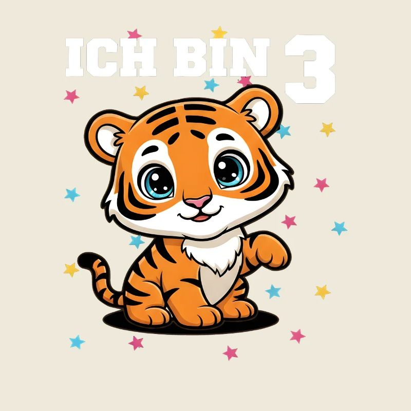 Ich bin 3 - Süßes Tiger zum 3. Geburtstag