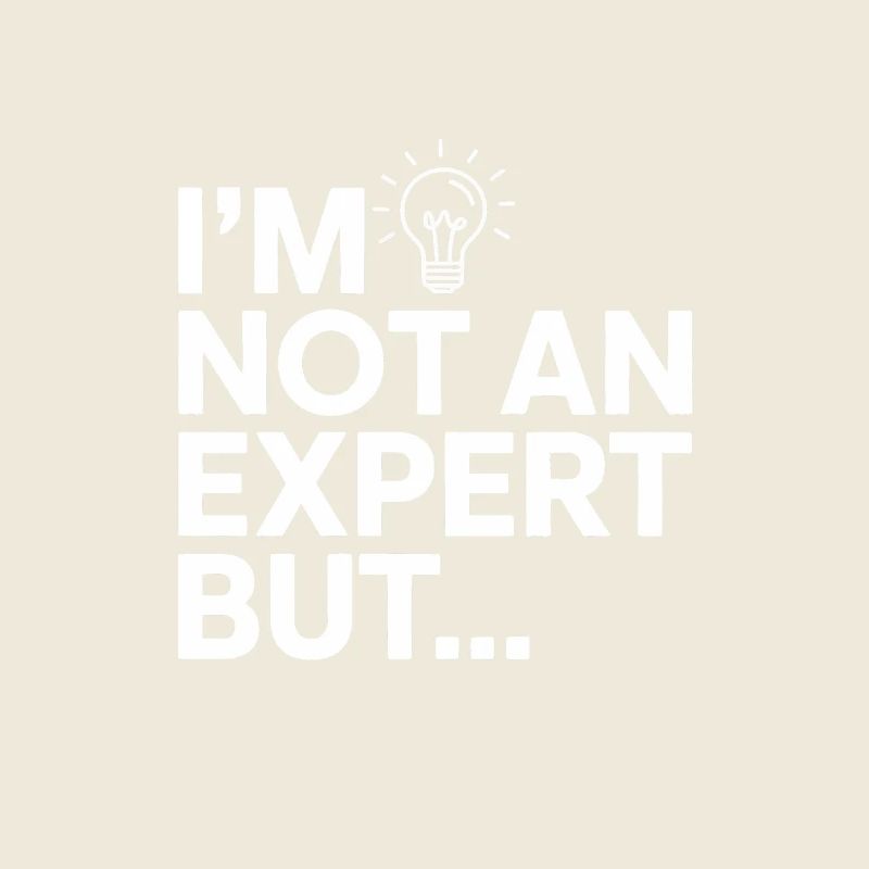 Je ne suis pas expert, mais...