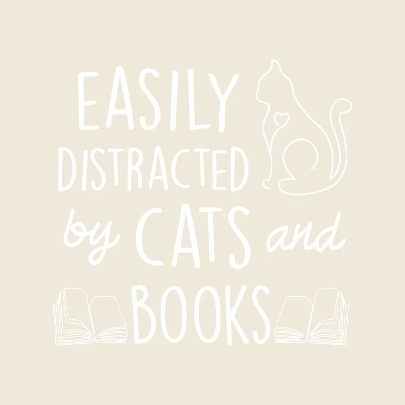 Facilement distrait par les chats et les livres