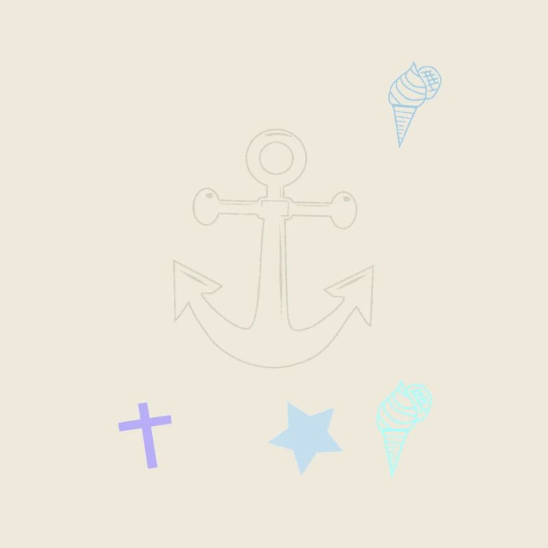 Glace Maritime Anchor Cross