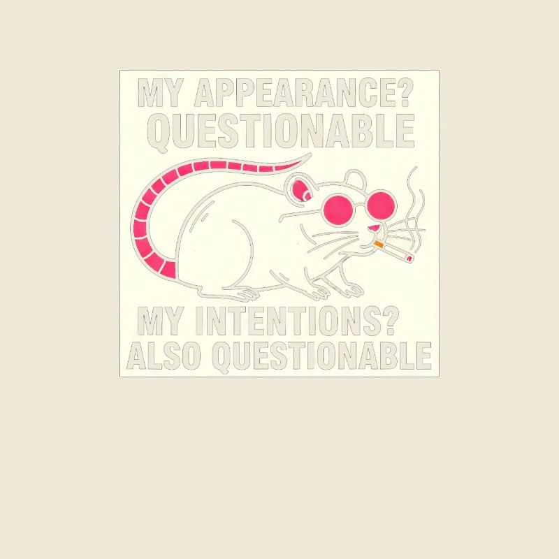 Questionable appearance rat