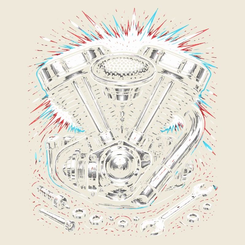 Motorcycle Engine Screwdriver Tuning Design