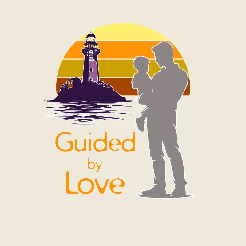 Guided by Love – Father & Child at the Lighthouse