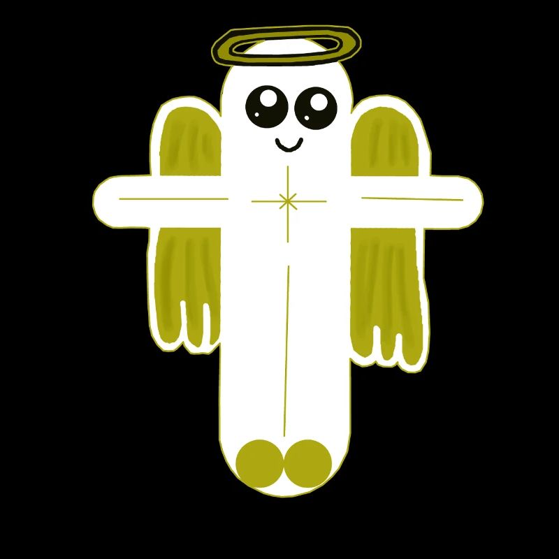 Cross Crucifix Angel Protector
