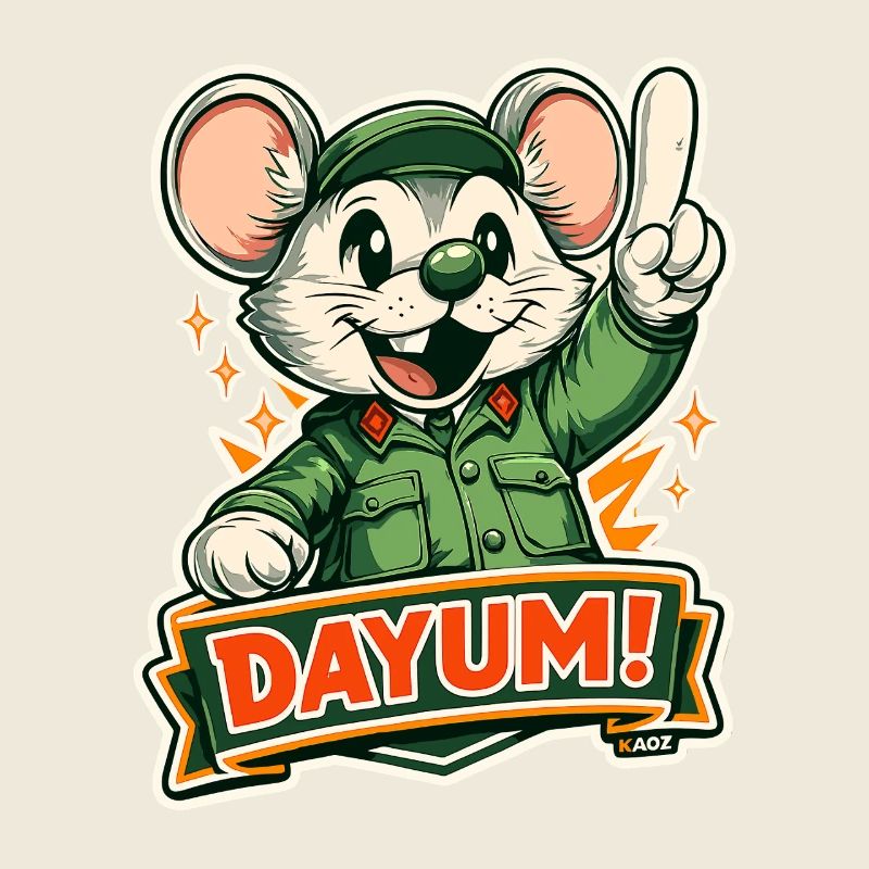 Dayum Mouse in Green Uniform