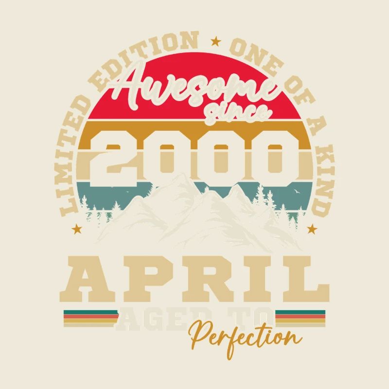 April 2000 Vintage-Geburtstagsgeschenk