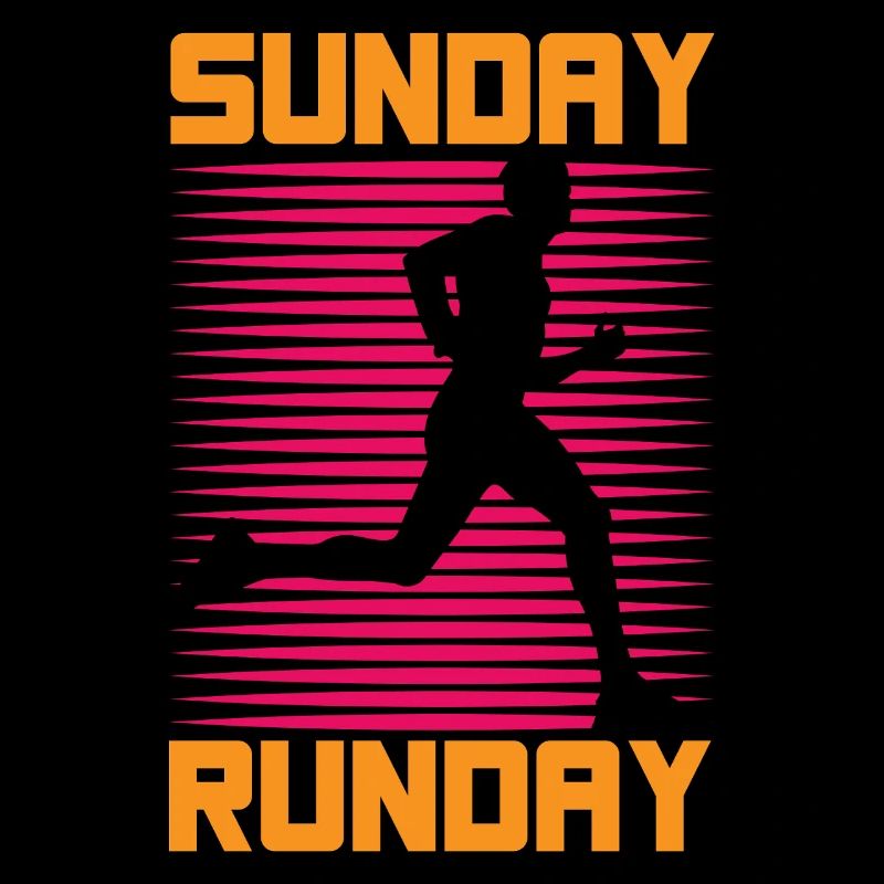Coureur de course Marathon du dimanche Runday