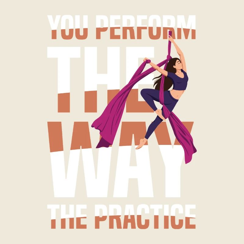 You perform as you practice aerial acrobatics