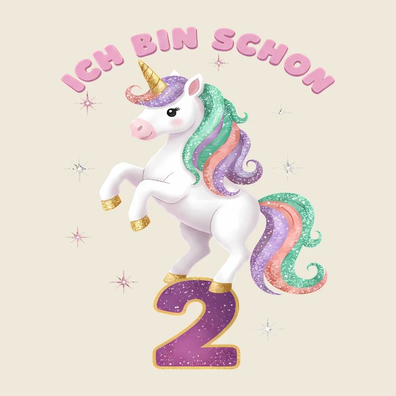 3. Geburtstag Einhorn Mädchen Ich bin schon 3