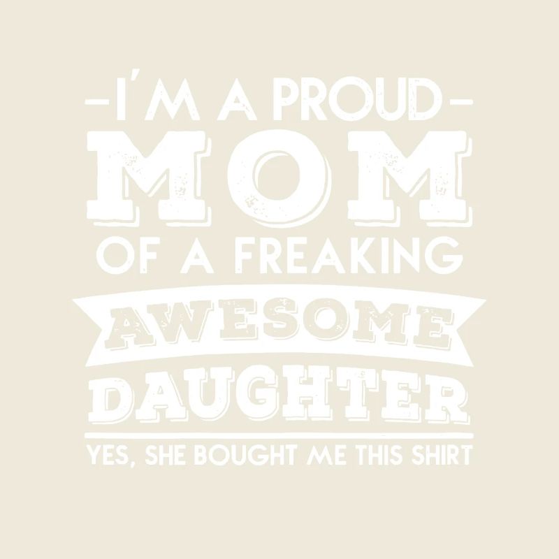 Stolze Mutter einer großartigen Tochter