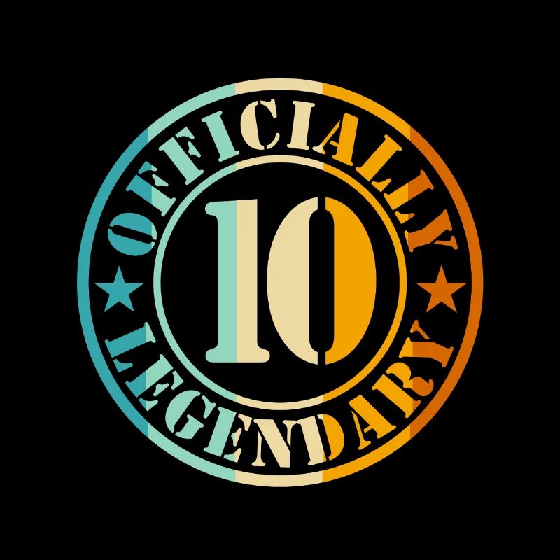 10. Geburtstag Junge Mädchen Legende Level 10