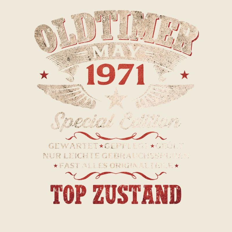 55. Geburtstag Geschenk Mann Oldtimer Mai 1971