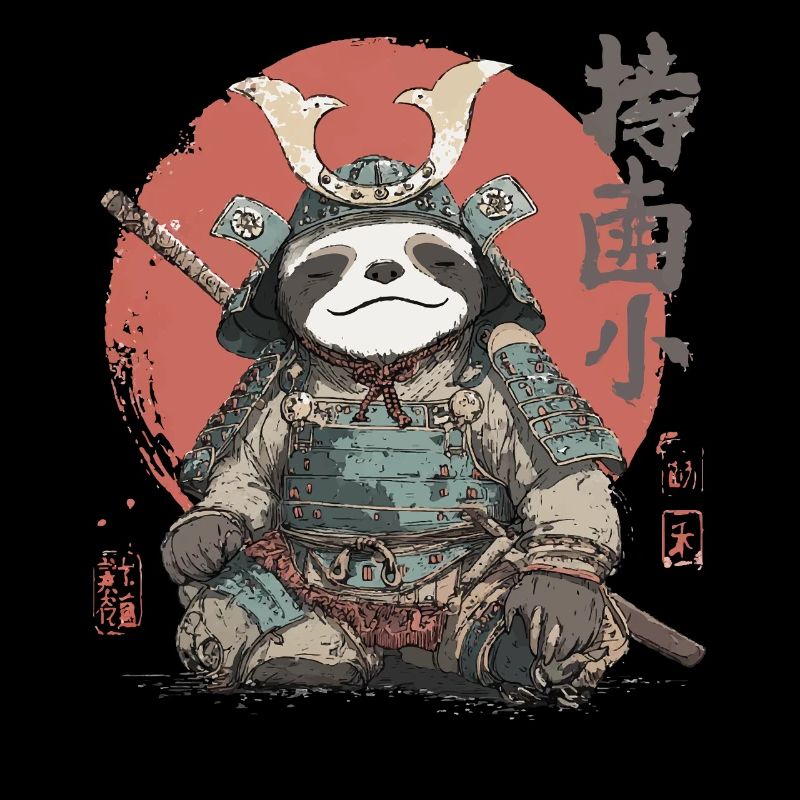 Faultier-Samurai-Rüstung