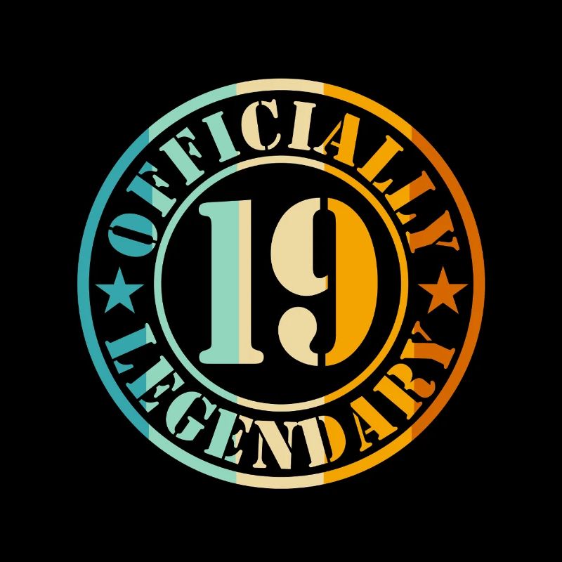 19. Geburtstag Junge Mädchen Legende Level 19