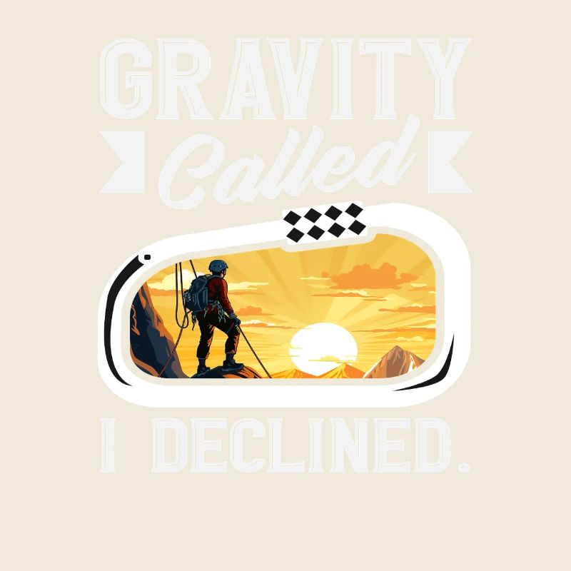 La gravité a appelé, j’ai refusé grimpe drôle