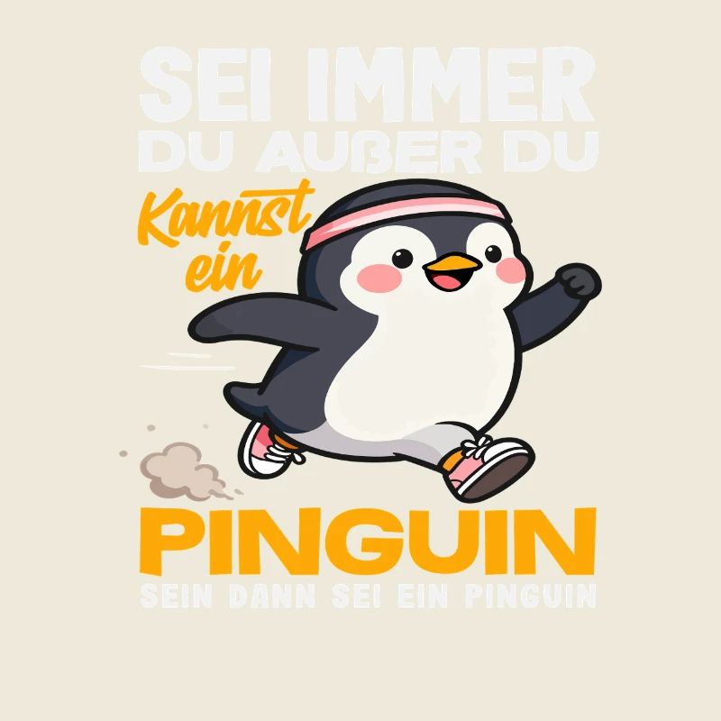 Sei immer du selbst außer Pinguin