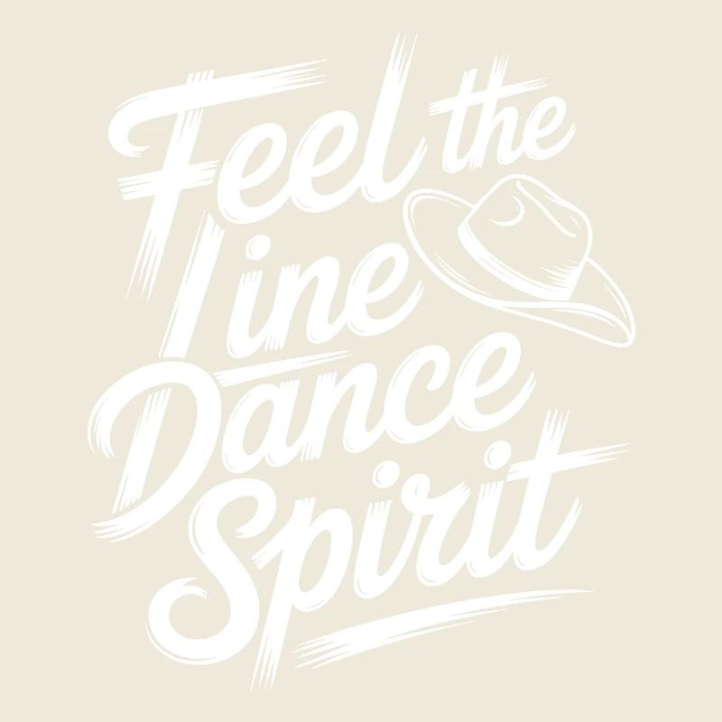 Line Dance Spirit Brush Script