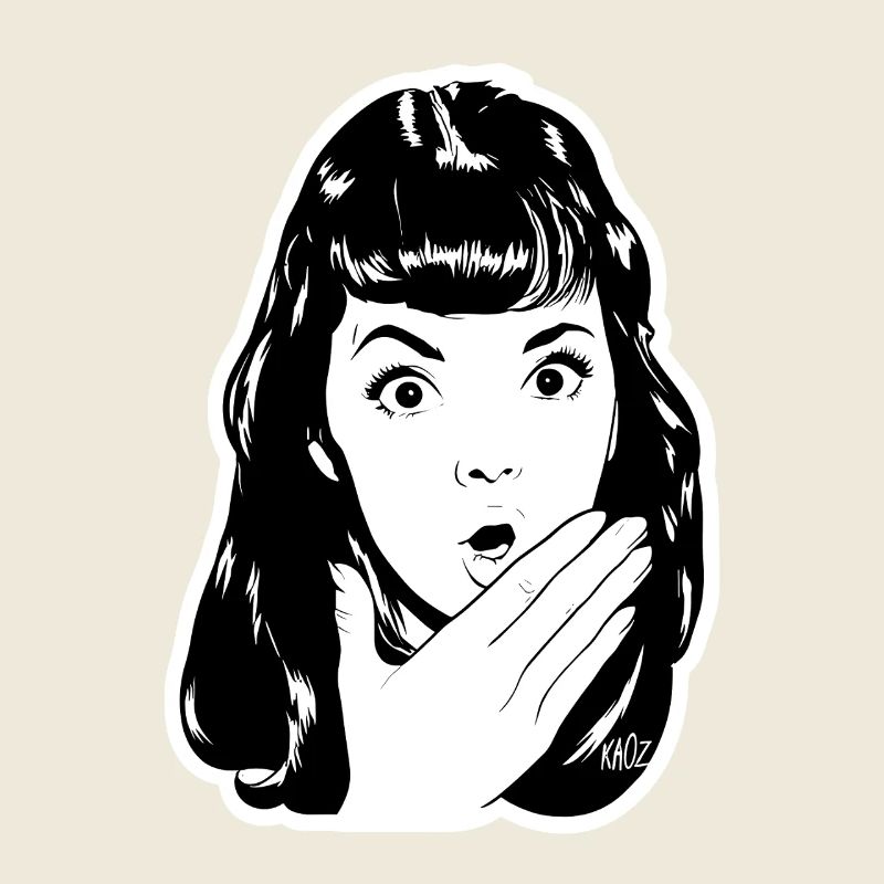Surprised Pop Portrait