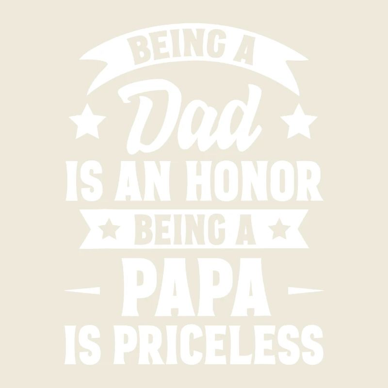 Papa Priceless: Dad Honor Tee