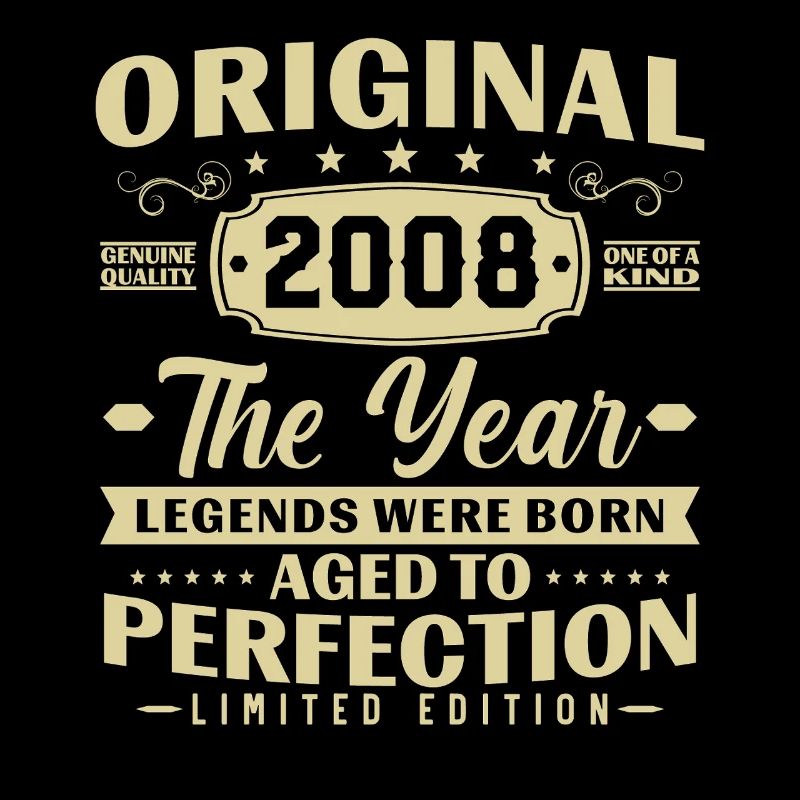 2008 Vintage-Geburtstagsgeschenk