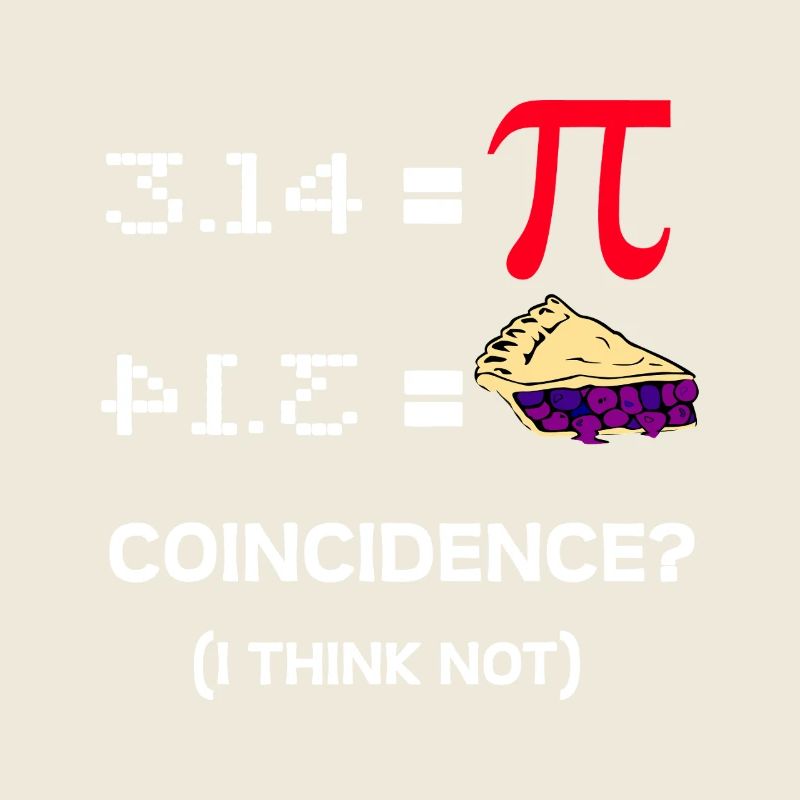 Pi Pie Coincidence Tee