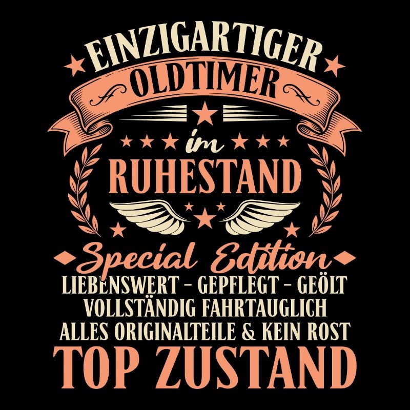 Ruhestand Oldtimer - Rente Abschied Kollege