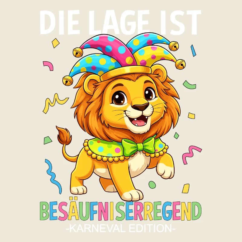 Die Lage Ist Besäufniserregend Karneval Löwe