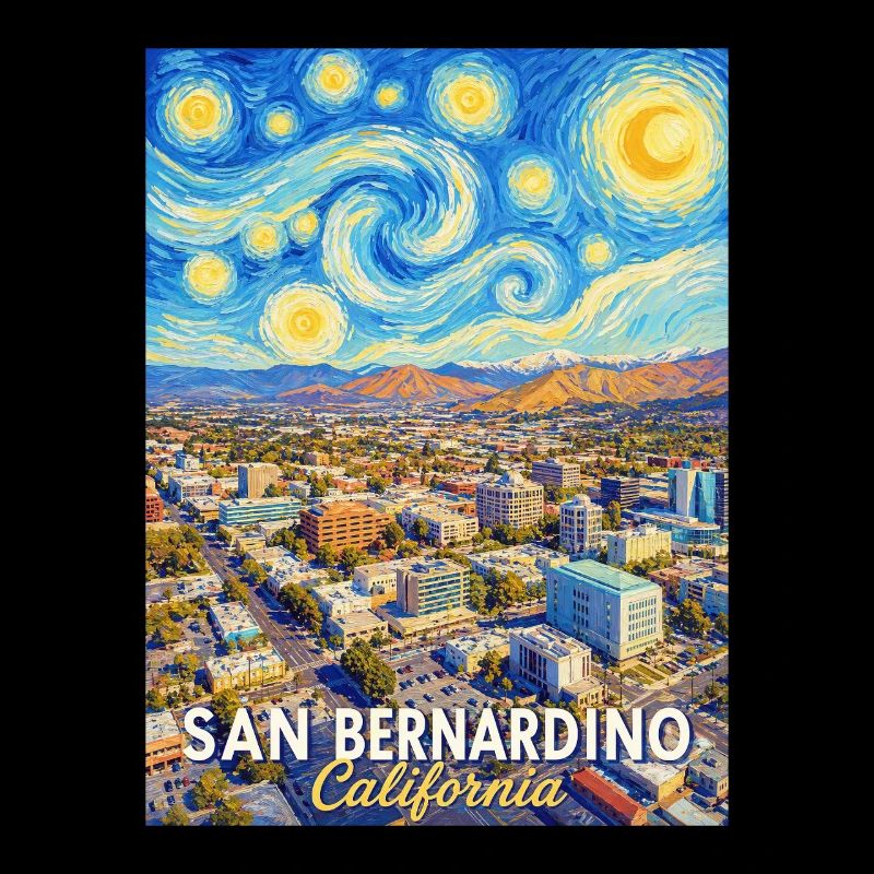 Starry sky San Bernardino