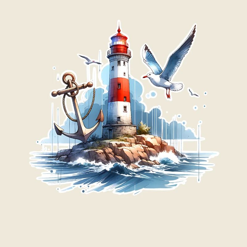 Mouette Ancre du Phare