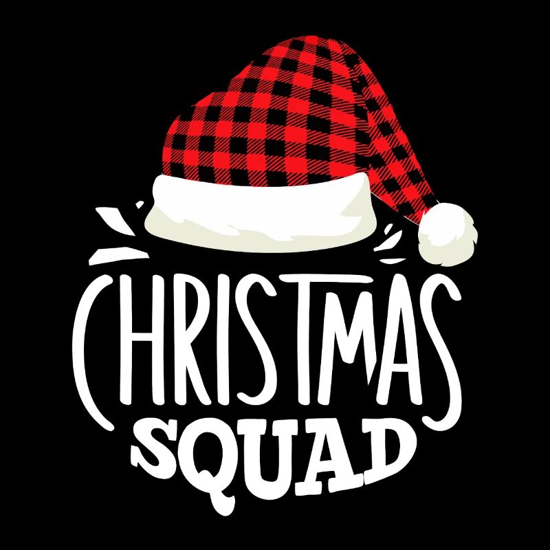 Christmas Squad Plaid Santa