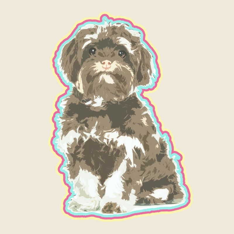 Yorkshire Lover – Art de chiot mignon