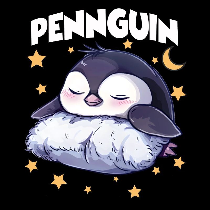 Penguin Pennguin Pajama Late Riser Morning Grouch