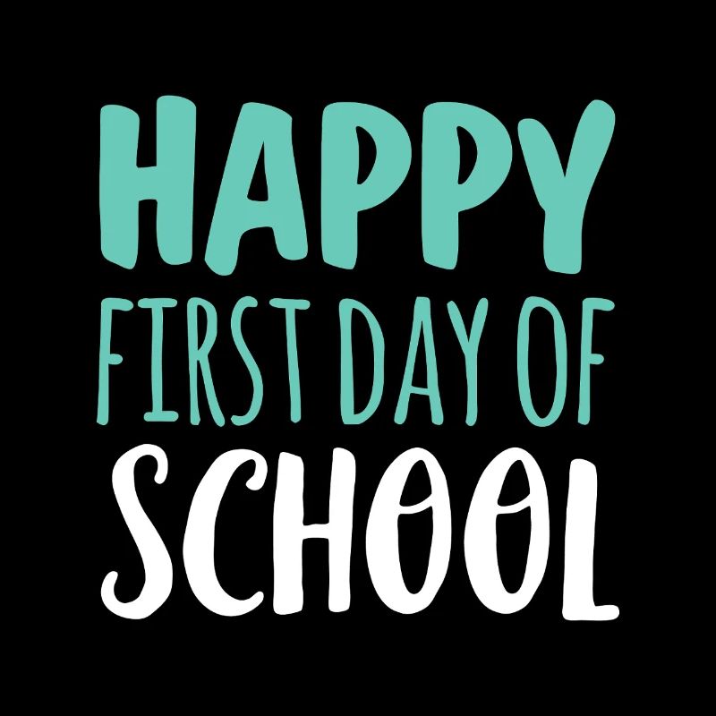 Bright First Day of School